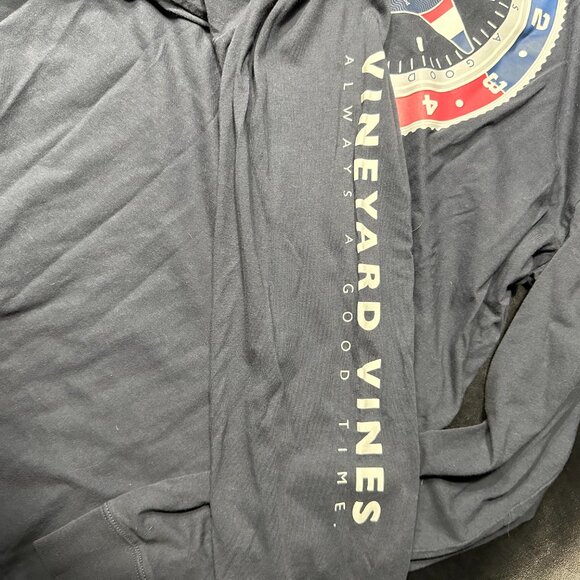 Vineyard Vines “Always a Good Time” Long Sleeve Pocket Tee - Picture 2 of 4